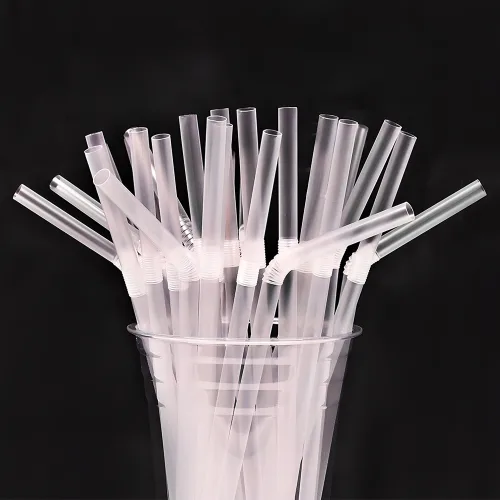 보니팩 자바라 투명 스트로우 벌크 7 x 250 mm, 500개입, 1개