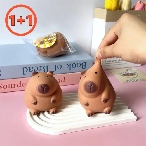 에이샤레 카피바라 스트레스볼 말랑이, 카피바라, 2개