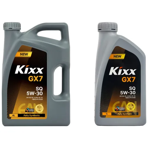 KIXX G1 5W30 SP 4L 1개 +1L 가솔린 엔진오일, 5w30, 1개, 5L, GX7 (구G1) SQ 5W30 4L 1개 +1L 1개