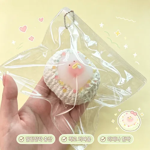 coocoobunny 수제 스퀴시 말랑이, 1개, 160g, 침오리 센베