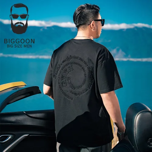 빅군 더스틴 반팔티 남성용 빅사이즈 티셔츠 2XL~7XL
