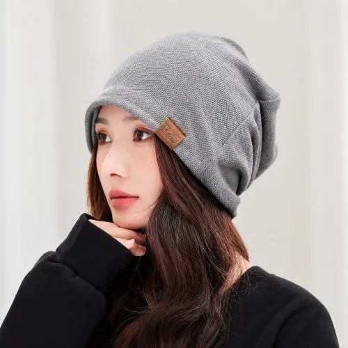 융풍 남녀공용 슬라우치 롱비니 무지 신축성 데일리 비니
