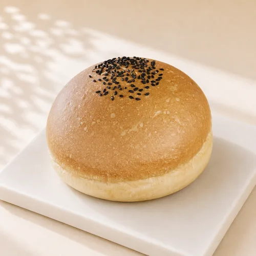 [보아스제과] 수제 검은깨 햄버거빵 50g, 6개, 50g