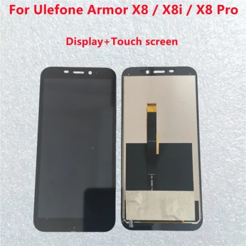 Ulefone Armor X8 LCD 디스플레이 어셈블리 교체 용 화면  테스트 됨