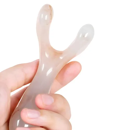 인체공학 Y자형괄사 미간경혈지압 마사지도구 부비동림프관리