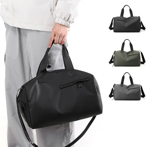 심플 방수 지퍼 별도 생활 스포츠백 보관 신발 포인트 iha+89937gR