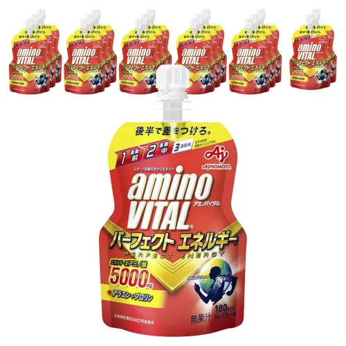 아미노바이탈 퍼펙트 에너지 아미노산 5000mg 알라닌 + 플로린 그레이프 프루트 맛, 18개, 130g