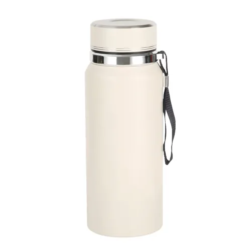 다쓱 보온 보냉 프리미엄 온도표시 스텐 스마트 텀블러, 1개, 1000ml, 프리미엄 베이지