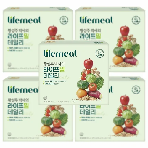 이롬 황성주 박사의 1일1생식 라이프밀 데일리, 420g, 5개