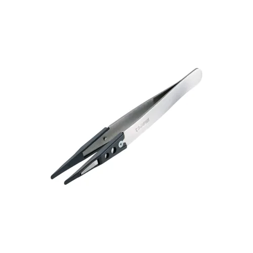 ESD팁교환 핀셋 P-643-S 125mm, 팁 별도구매 가능, 1개, 팁(2.4 R형)
