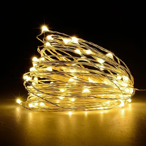 지아이비 LED USB 리모컨 와이어 전구 파티전구 캠핑전구 모음,와이어 200구 USB형, 전구색, 1개