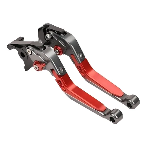 오토바이 클러치 브레이크 레버 21 25 파킹브레이크 접이식 PCX125 PCX150 PCX160 호환, 붉은색/Red, 1세트