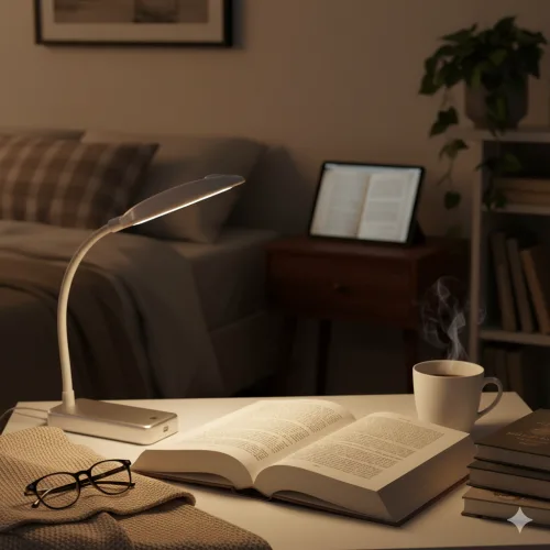 무드등 독서등 캠핑 휴대용램프 국산 USB LED조명 구스넥 터치 3색