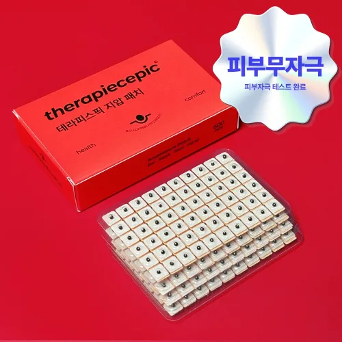 테라피스픽 귀지압패치 이혈테라피 혈자리 지압 스티커 600매, 1세트