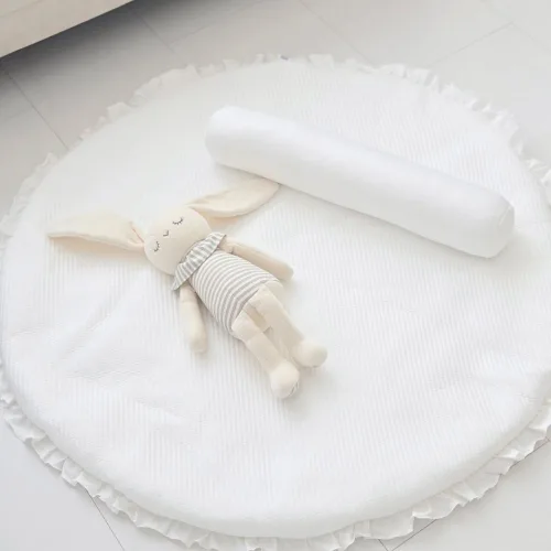 남달라 베이비 아이스 쿨 원형러그 놀이매트 신생아 원형러그 아기 원형러그 국내생산 국내제조 KC인증 안전소재 (냉감소재/COOL), 도트냉감, 1개