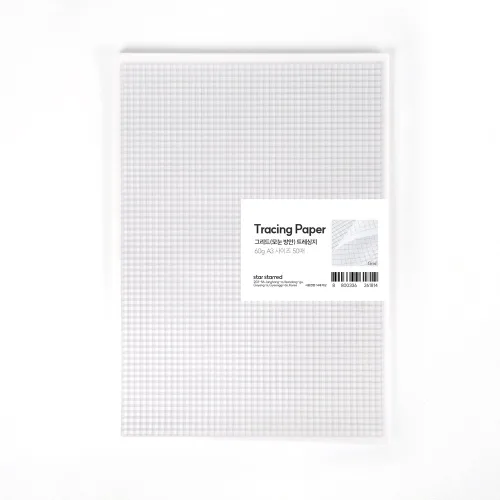 PaperPhant 그리드(모눈 방안) 트레싱지 60g 50매입, 1개, A3