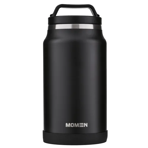 모멘 그랜드 대용량 캠핑물통 아이스팟 워터저그, 블랙, 1개, 2.5L