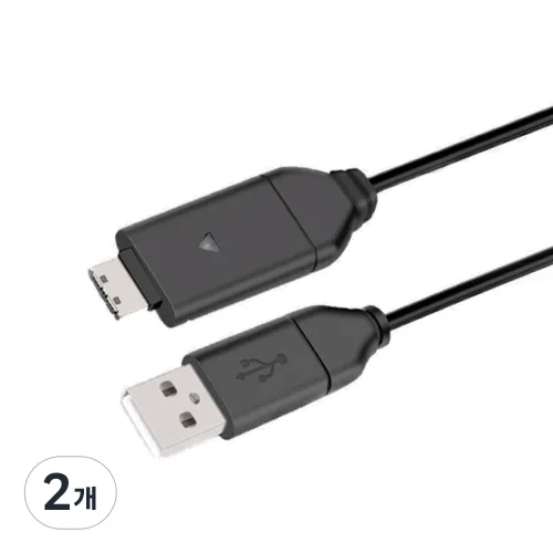 잇츠온 삼성 블루 VLUU i8 i80 EX1 ST70 디지털카메라 전용 USB케이블, 단일상품, 2개