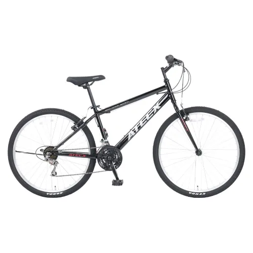 26인치 MTB 자전거 ATECX AX26 블랙, 1개, 170cm, 블랙+미조립