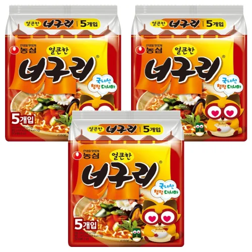 너구리 얼큰한맛 120g, 15개
