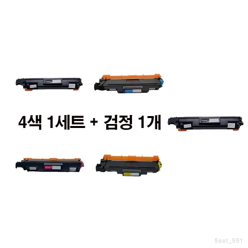 [MOA 재생토너] 브라더 HL L3230CDW 대용량 5색set, 1세트, 5색