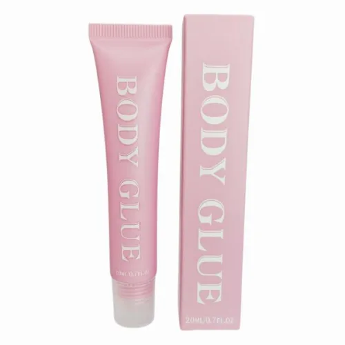 빠른 건조 20ML 바디 접착제 방수 미끄럼 방지 액상 바디 접착제 강력 고정 투명 글루 스트랩리스 드레스용