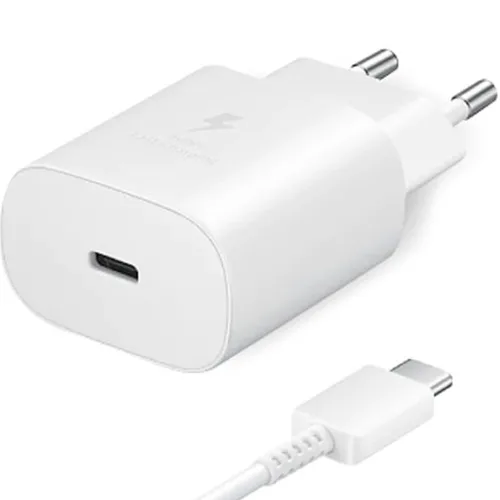 삼성전자 C to C 타입 25W 고속 충전기 EP-TA800, 화이트, 1개