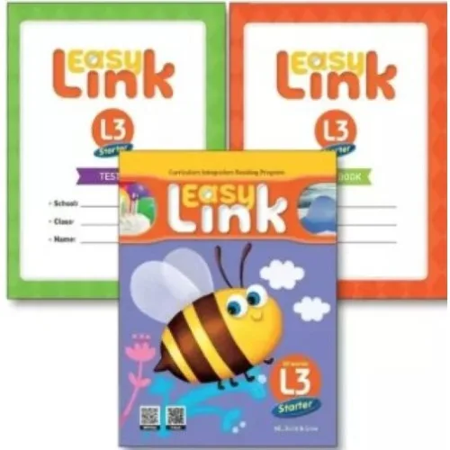 Easy Link Starter 3 세트 (전3권) 교재 + Tests + Word Book, NE_Build & Grow, 초보자