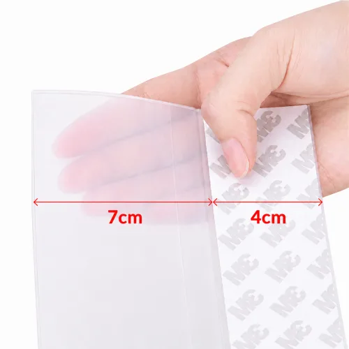 다살래 투명 실리콘 문풍지 광폭 11cm 두꺼운 방풍 테이프 외풍 먼지 소음 틈새 차단용 사계절 난방용, 1개