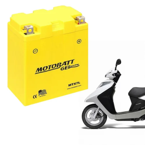 모토뱃젤 오토바이배터리 MTX7L 12V 7AH YTX7L-BS 밧데리, 1개
