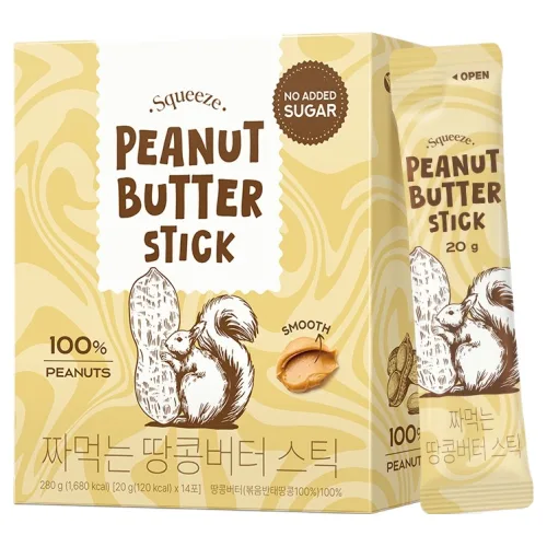 보뚜 짜먹는 땅콩버터 스틱 14p, 280g, 1개