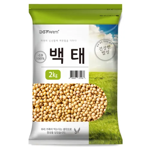 대구농산 건강한밥상 국산 백태, 2kg, 1개