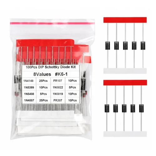 다이오드 8종 100Pcs 전자부품 정류 고속 쇼트키 스위칭 제너, 1세트