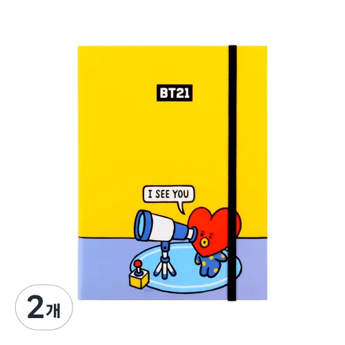 스튜디오에잇 라인프렌즈 BT21 다이어리M, 타타, 2개
