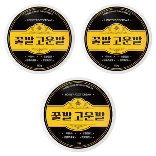 꿀발 고운발 크림, 110g, 3개, 1개입