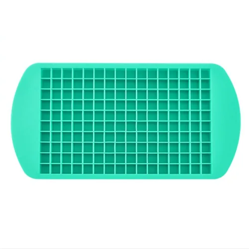실리콘 얼음틀 160구 아이스트레이 아이스메이커 미니큐브아이스 얼음통, 1개, 민트