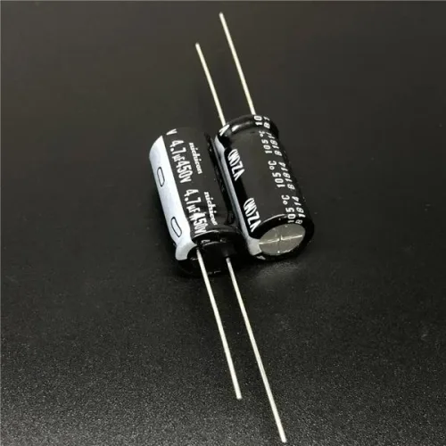 10Pcs/100Pcs NICHICON VZ 시리즈 10x20mm 450V4.7uF 넓은 온도 범위 알루미늄 전해 커패시터