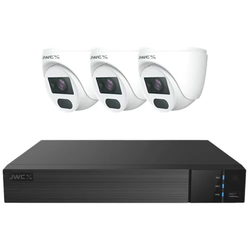 JWC X시리즈 CCTV 세트 아날로그HD 200만화소 (500만화소 Lite)녹화기, 200만화소 카메라 4채널 자가설치 패키지 (HDD 저장공간 별매)