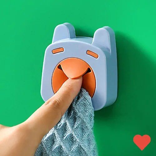 주방 수납 접착식 행주 타올걸이 꽂이