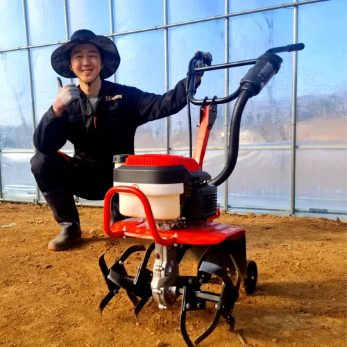형제농기계 2세대 관리기 농업용 미니 소형 농기계 텃밭 트랙터 로타리 밭가는 기계 배토기, 1세트
