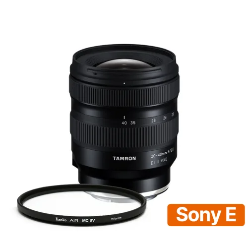 [보증기간 연장 이벤트] 탐론 20-40mm F/2.8 Di III VXD A062 소니FE 렌즈 + 겐코 AIR MCUV 67mm 필터, A062