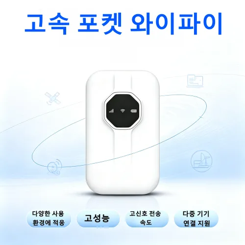 고속 포켓 와이파이 무제한 휴대용 WiFi 카드형 4G/5G 지원 전 네트워크 통용 모바일 카라이브 무선 휴대 wifi, 1개, 아시아판