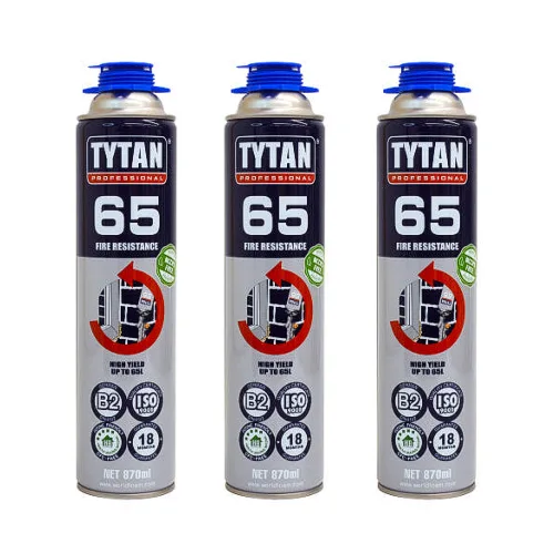 TYTAN 65 난연폼 우레탄 폼 건용 B2등급, 3개