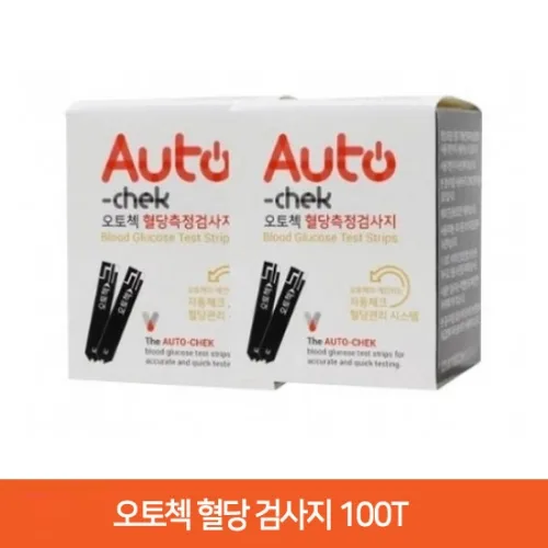 오토첵 혈당검사지 2박스 (100T)