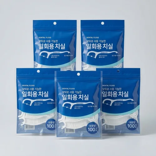 일회용 치실 데일리 케어, 1개, 100개입