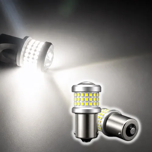 12V-24V겸용 69 LED 시그널 전구 싱글 화이트, 1개, 싱글 화이트, S25