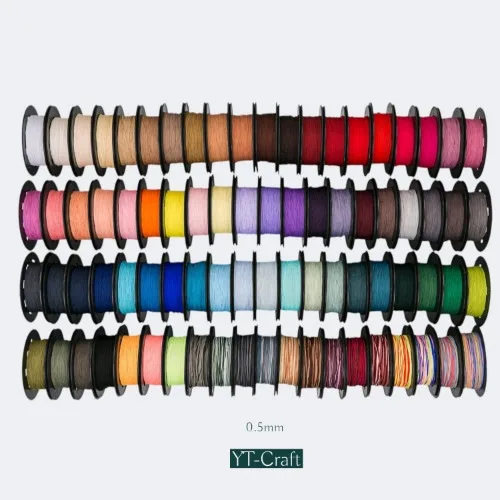 [YT공예] 나일론매듭실 0.5mm 80color 5yd 450cm(소분) 국내산 매듭실, 1개