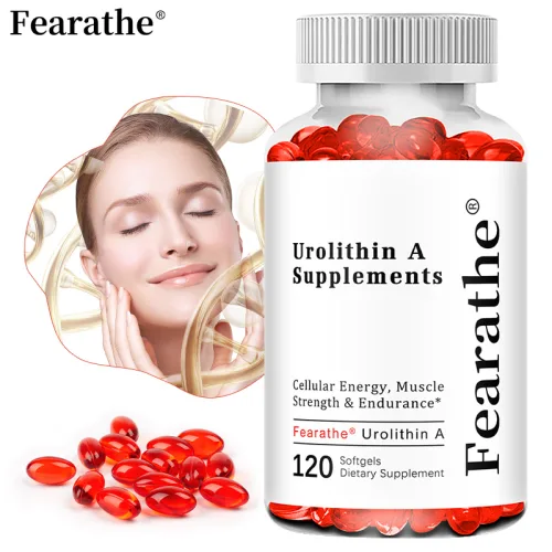 Urolithin A 보충제 - 세포에너지 향상, 항산화, 안티에이징, 세포에너지, 근력 보충제, 2개, 120정