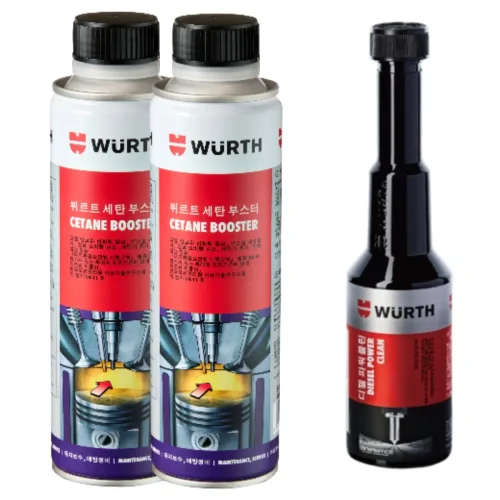 (이벤트)2+1뷔르트 인젝터 클리너 인젝션 디젤 세탄부스터300ml 2개+디젤파워클린1개, 1개