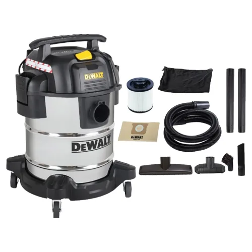디월트 건습식 송풍기능 3in1 업소용 청소기 25L, 블랙, DXV25S